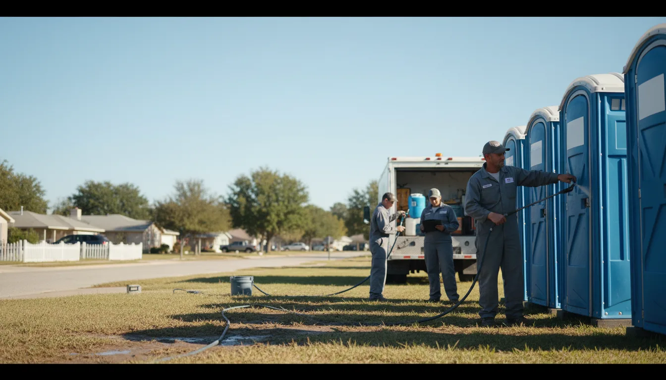 Long-Term Portable Toilet Rental in Pleasant Hill, LA near me